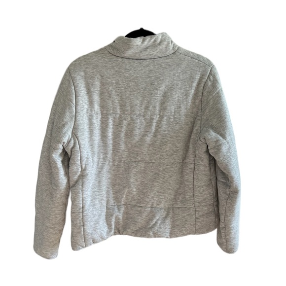 Three dots Quilted Knit Zip-Up Jacket, Size Medium - Picture 2 of 6